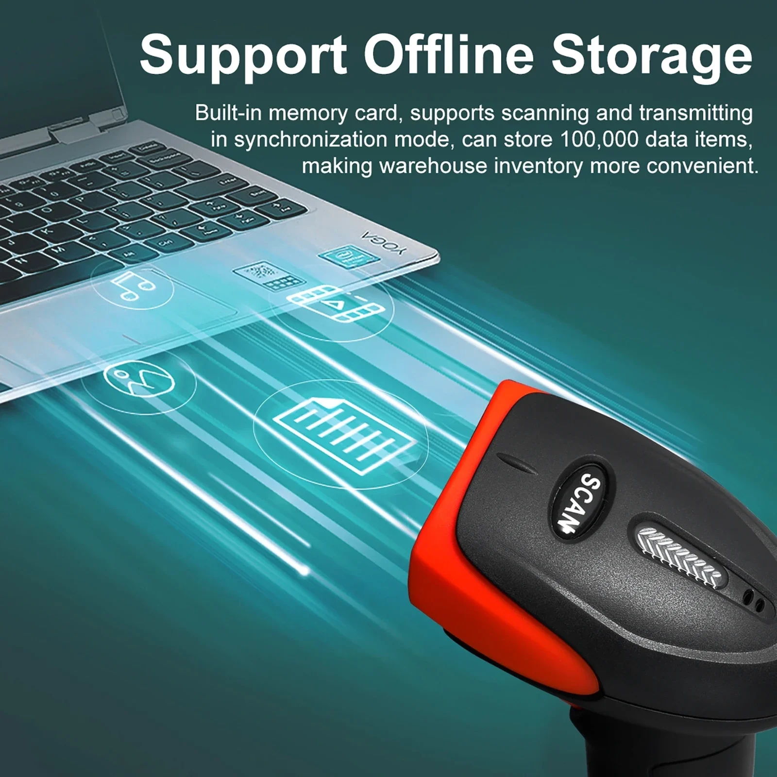 1D/2D Portable Handheld Barcode Scanner with Holder 2.4G Wireless Bluetooth QR Code Reader Wired Bar Code Scanner with Stand
1D/2D Portable Handheld Barcode Scanner with Holder 2.4G Wireless Bluetooth QR Code Reader Wired Bar Code Scanner with Stand