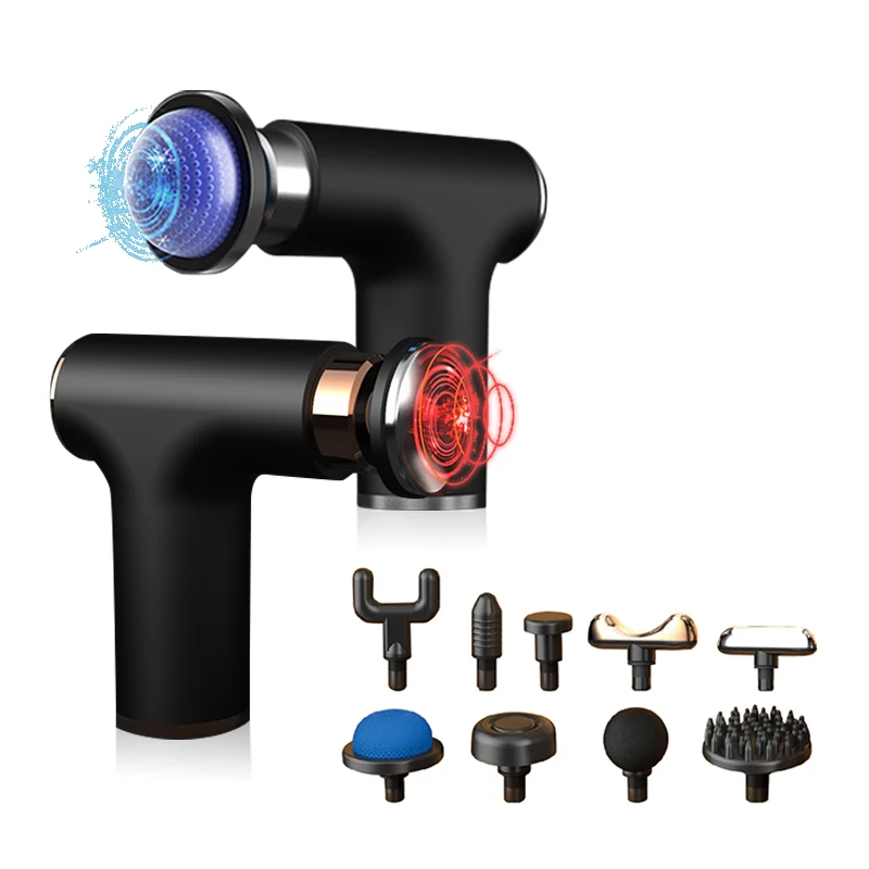 Mini Massage Gun Heated and Cold Massage Fascial Gun Portable Professional Massage Gun With 10 Head
Mini Massage Gun Heated and Cold Massage Fascial Gun Portable Professional Massage Gun With 10 Head