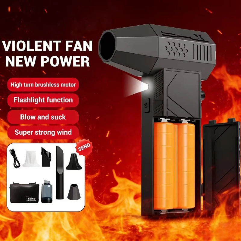 C6 Violent Fan 990000RPM Бесщеточный двигатель со светодиодной подсветкой 8000 мАч с зарядным дисплеем Вентилятор Портативный пылесос Автомобильный сухой 3
C6 Violent Fan 990000RPM Бесщеточный двигатель со светодиодной подсветкой 8000 мАч с зарядным дисплеем Вентилятор Портативный пылесос Автомобильный сухой 3