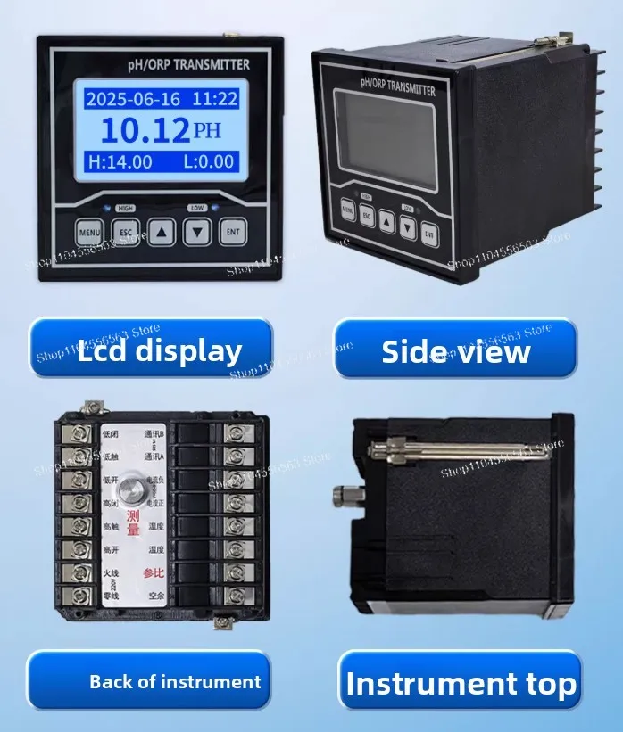 Промышленный онлайн-метр PH-501, тестер кислотности с композитным электродом для очистки сточных вод и воды
Промышленный онлайн-метр PH-501, тестер кислотности с композитным электродом для очистки сточных вод и воды