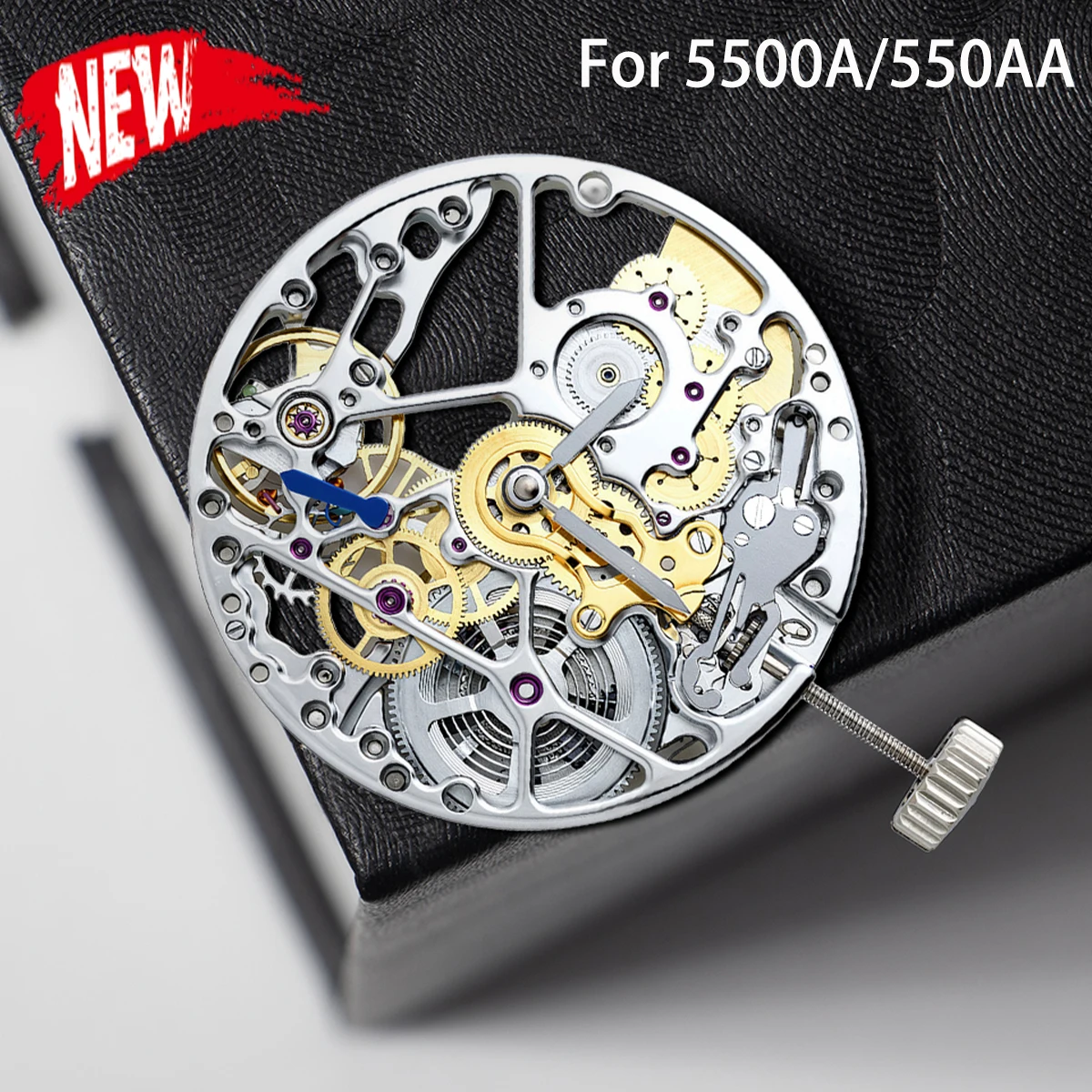 New 5500A/550AA Mechanical Movement 33 Jewels Hollowed Out Hand-Winding Watch Movement Watch Repair Accessories
New 5500A/550AA Mechanical Movement 33 Jewels Hollowed Out Hand-Winding Watch Movement Watch Repair Accessories