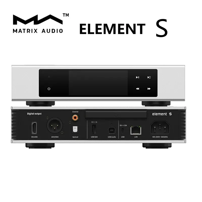 MATRIX Element S Music Streamer with USB DAC Roon Ready DLNA/UPnP Network Player
MATRIX Element S Music Streamer with USB DAC Roon Ready DLNA/UPnP Network Player