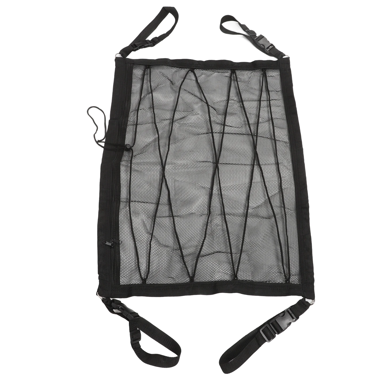 Car Ceiling Cargo Net Large Capacity Mesh Double Layer Zipper Drawstring Suv Camping Storage Bag Roof Gear Travel Accessories 
Car Ceiling Cargo Net Large Capacity Mesh Double Layer Zipper Drawstring Suv Camping Storage Bag Roof Gear Travel Accessories