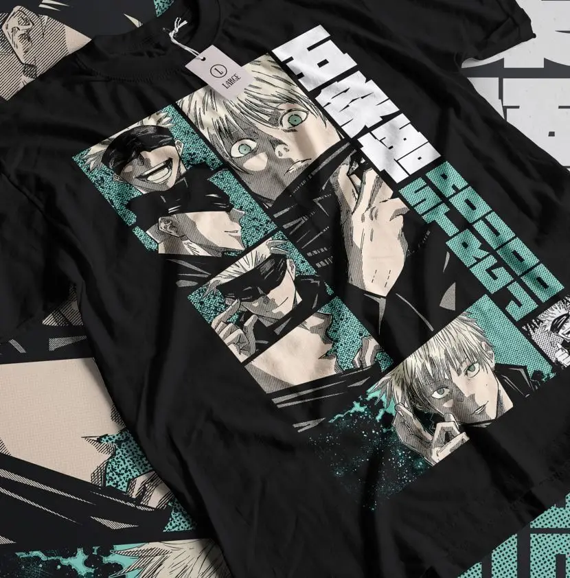 Gojo Satoru T-Shirt Jujutsu Kaisen Manga Anime Horror Funny Gift Shirt All Size
Gojo Satoru T-Shirt Jujutsu Kaisen Manga Anime Horror Funny Gift Shirt All Size
