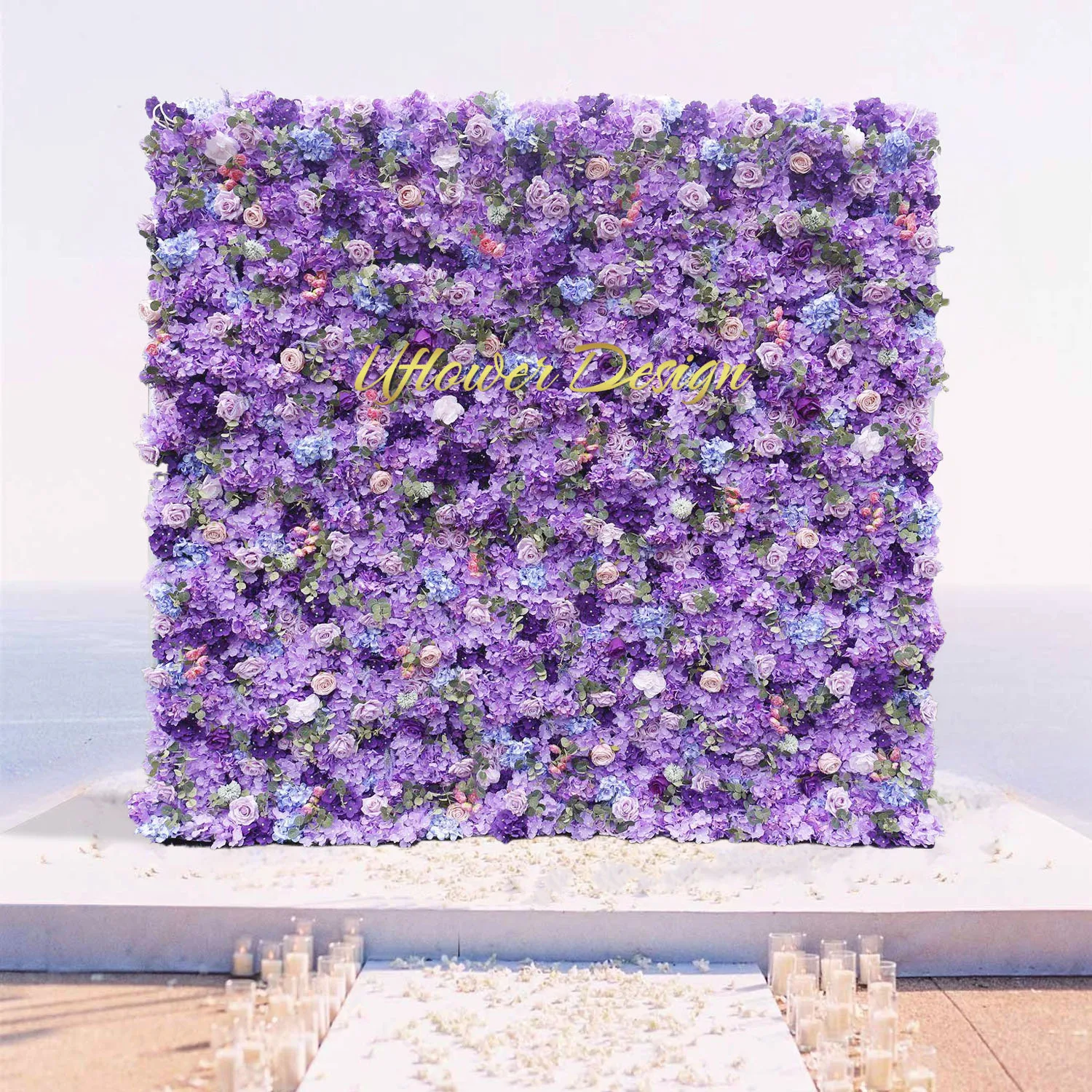Uflower 5D Wedding Purple Rose Artificial Flower Wall Flower Row Arch Backdrop Fabric Floral Event Party Prop Floral Arrangement
Uflower 5D Wedding Purple Rose Artificial Flower Wall Flower Row Arch Backdrop Fabric Floral Event Party Prop Floral Arrangement