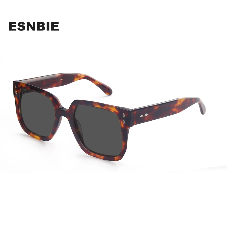 Acetate Vintage Tortoise Square Sun Glasses For Men Women Polarized Shades Big Frame Eyewear Uv400 Rivet Gafas De Sol Hombre
Acetate Vintage Tortoise Square Sun Glasses For Men Women Polarized Shades Big Frame Eyewear Uv400 Rivet Gafas De Sol Hombre