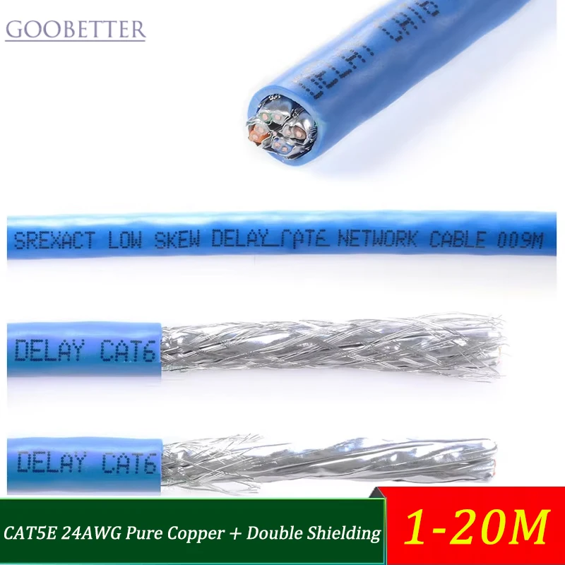 CAT5E Ethernet Cable 1-20m - Shielded, Heavy Duty for LED Lighting/Audio/Data Transfer, High Speed 1000Mbps, Stage Performance
CAT5E Ethernet Cable 1-20m - Shielded, Heavy Duty for LED Lighting/Audio/Data Transfer, High Speed 1000Mbps, Stage Performance