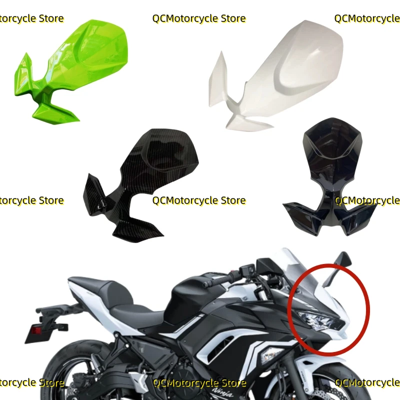 Motorcycle Front Upper Fairing Headlight Cowl Nose Head Inner Cover Fit For Kawasaki Ninja 650 Ninja650 ZX650 ER6F 2021-2024
Motorcycle Front Upper Fairing Headlight Cowl Nose Head Inner Cover Fit For Kawasaki Ninja 650 Ninja650 ZX650 ER6F 2021-2024