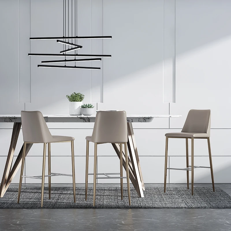 American bar chair modern simple light luxury bar chair minimalist 55 high-speed iron art high stool household bar front desk ch
American bar chair modern simple light luxury bar chair minimalist 55 high-speed iron art high stool household bar front desk ch