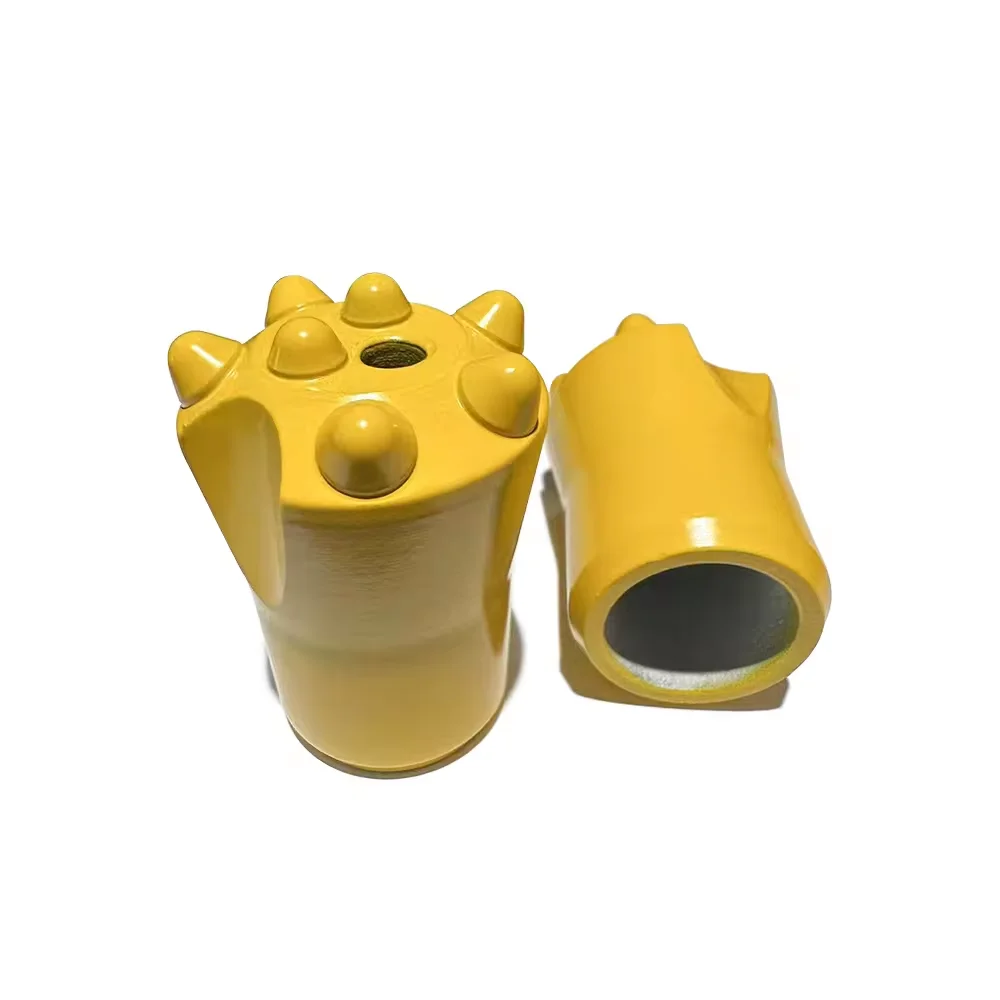 Hot Sale 7 Buttons 36mm Borehole Drilling Bit Rock Drilling Machine Jack Hammer Tapered Drill Bit
Hot Sale 7 Buttons 36mm Borehole Drilling Bit Rock Drilling Machine Jack Hammer Tapered Drill Bit
