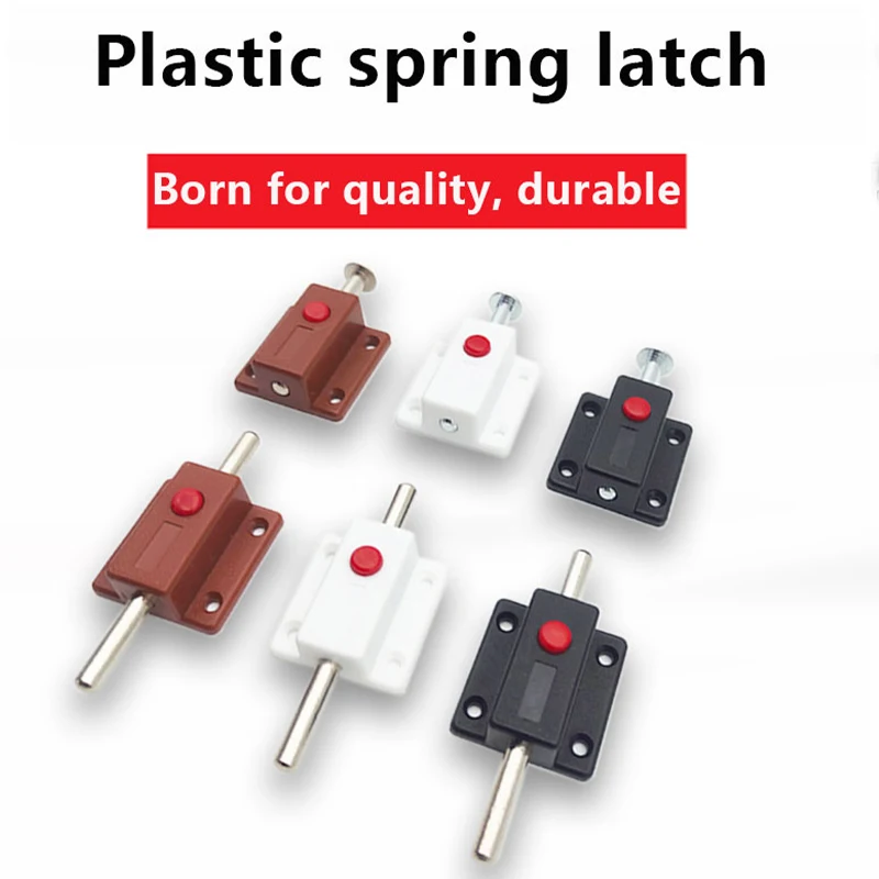 5PCS Window plastic spring bolt concealed locking pin suitable for window latch, cabinet door concealed locking pin
5PCS Window plastic spring bolt concealed locking pin suitable for window latch, cabinet door concealed locking pin