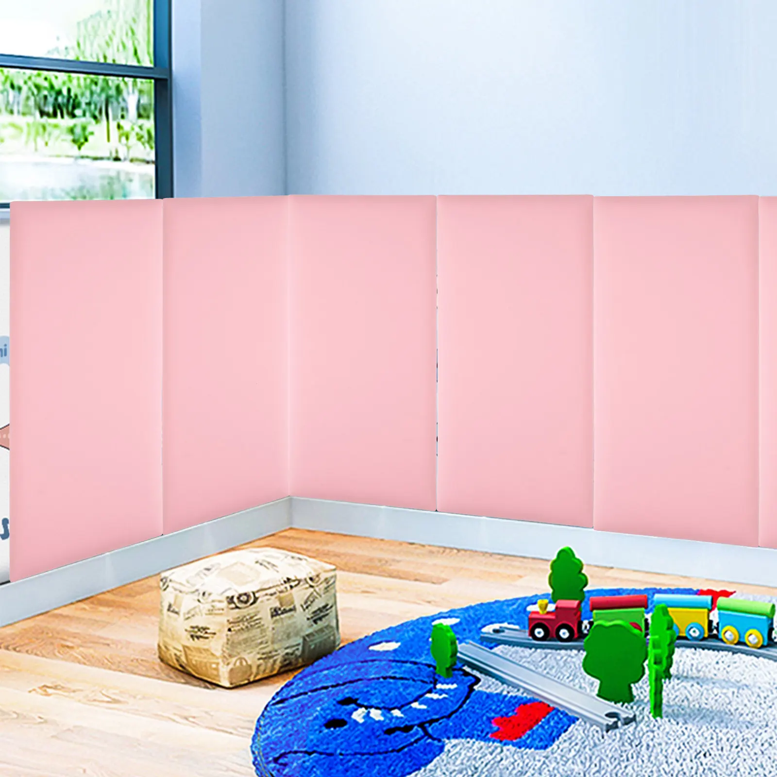 Anti-Collision Bumper Pvc Soft Wall Mat For Kids Baby Safety Protection Peel Stick Nursery Decor Protective Padding Tatami
Anti-Collision Bumper Pvc Soft Wall Mat For Kids Baby Safety Protection Peel Stick Nursery Decor Protective Padding Tatami