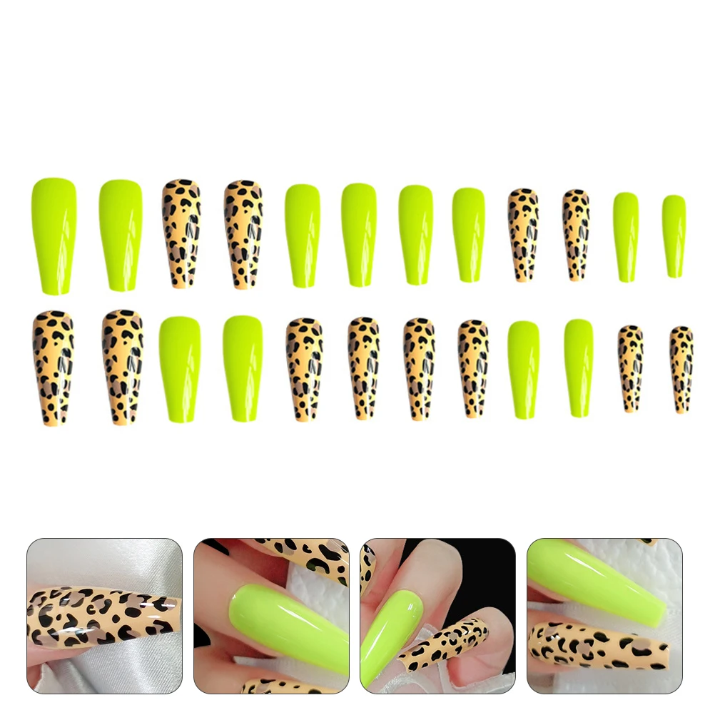 24 Pcs Ballerina Fake Nails Long Full Coverage Artificial False Nails Press On Nail Patch Ultra Thin Durable ABS Leopard Pattern
24 Pcs Ballerina Fake Nails Long Full Coverage Artificial False Nails Press On Nail Patch Ultra Thin Durable ABS Leopard Pattern