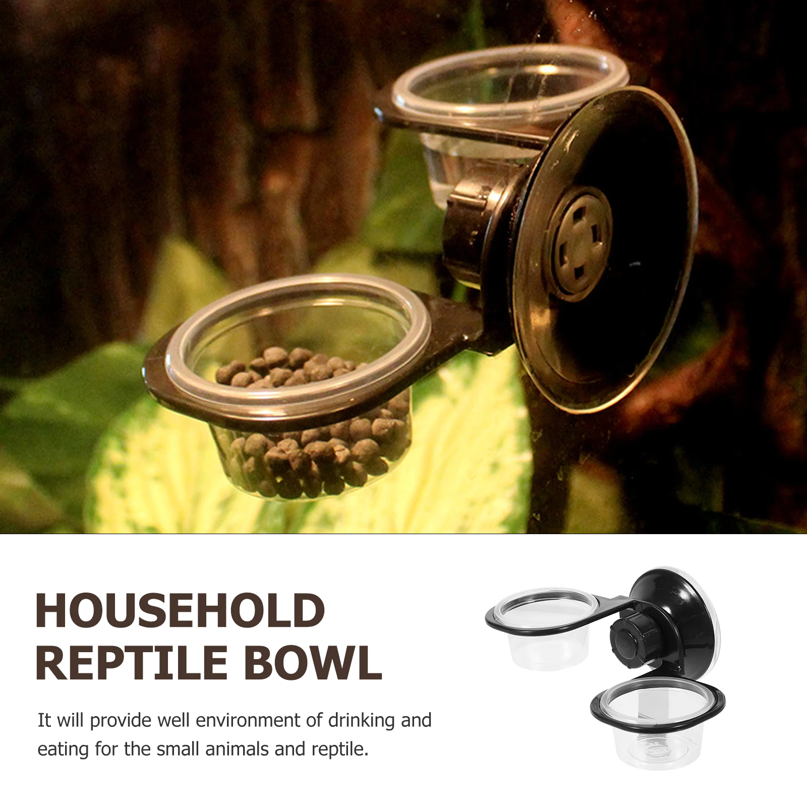 2pcs Hanging Reptile Dishes Convenient Food Water Cups Smooth Plastic Bowl Cage Accessories Easy Clean Sucker Bowl Reptile
2pcs Hanging Reptile Dishes Convenient Food Water Cups Smooth Plastic Bowl Cage Accessories Easy Clean Sucker Bowl Reptile