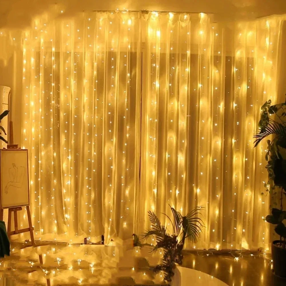 Christmas Holiday LED Decoration Lights Fairy Bedroom String Garland Lighting Curtain Lights With Remote Control
Christmas Holiday LED Decoration Lights Fairy Bedroom String Garland Lighting Curtain Lights With Remote Control