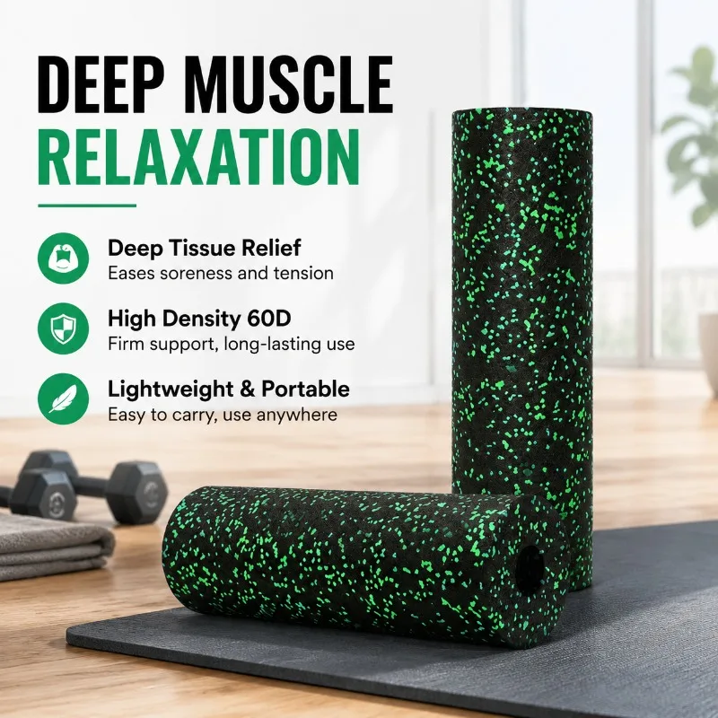 Hard Smooth EPP Foam Roller Muscle Relief Yoga Column Body Massage Shaft Practical Auxiliary Tool Relieves Soreness for Leg Back
Hard Smooth EPP Foam Roller Muscle Relief Yoga Column Body Massage Shaft Practical Auxiliary Tool Relieves Soreness for Leg Back