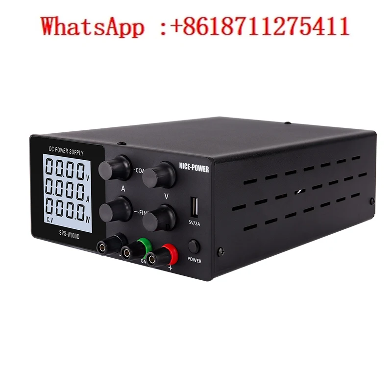 Quick Access SPS-W605D LCD Screen Switch Adjustable DC Stabilized Power Supply 30V10A
Quick Access SPS-W605D LCD Screen Switch Adjustable DC Stabilized Power Supply 30V10A