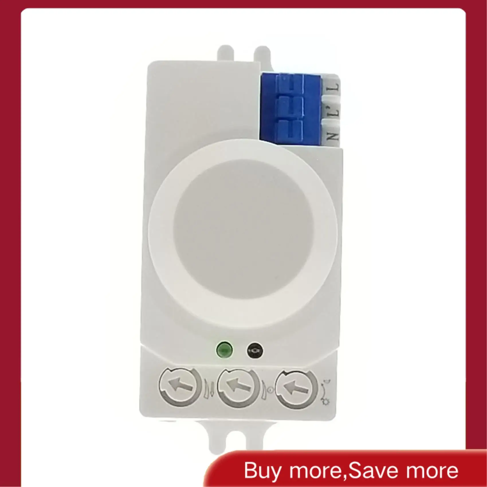 2X 5.8Ghz System LED Microwave 360 Degree Motion Sensor Light Switch Body Motion Detector-AAAE
2X 5.8Ghz System LED Microwave 360 Degree Motion Sensor Light Switch Body Motion Detector-AAAE