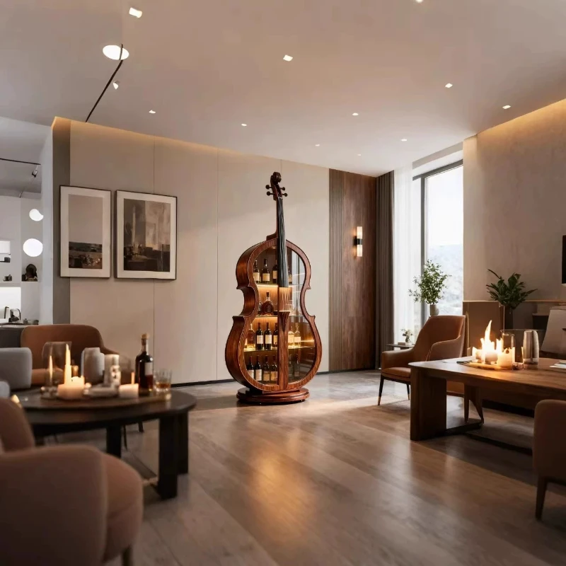 American North American black walnut cello wine cabinet living room home solid wood corner display
American North American black walnut cello wine cabinet living room home solid wood corner display