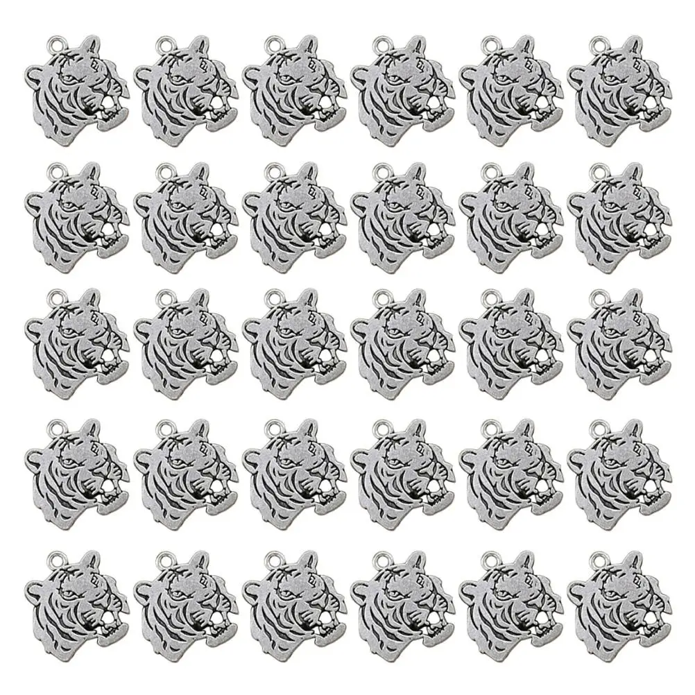 30 Pcs Tiger Head Alloy Pendant Charms for Diy Necklace Bracelet Jewelry Making Crafts Stylish Unique Accessories
30 Pcs Tiger Head Alloy Pendant Charms for Diy Necklace Bracelet Jewelry Making Crafts Stylish Unique Accessories