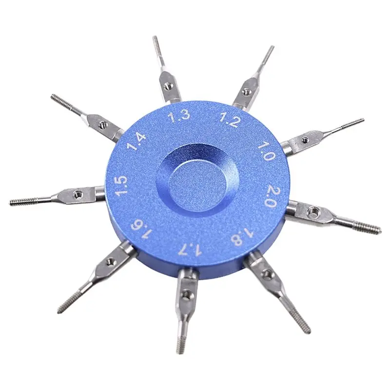Most-Multipurpose For Screw& Lens Hole Size Measurement Gauge 1Pc For Hole Verification
Most-Multipurpose For Screw& Lens Hole Size Measurement Gauge 1Pc For Hole Verification