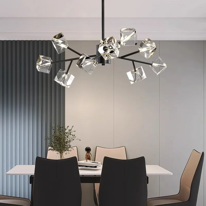 Black Creative Crystal Chandelier, Living Room, Bedroom, Kitchen Home Lighting Decoration, Glossy Hanging Chandelier Fixtures
Black Creative Crystal Chandelier, Living Room, Bedroom, Kitchen Home Lighting Decoration, Glossy Hanging Chandelier Fixtures