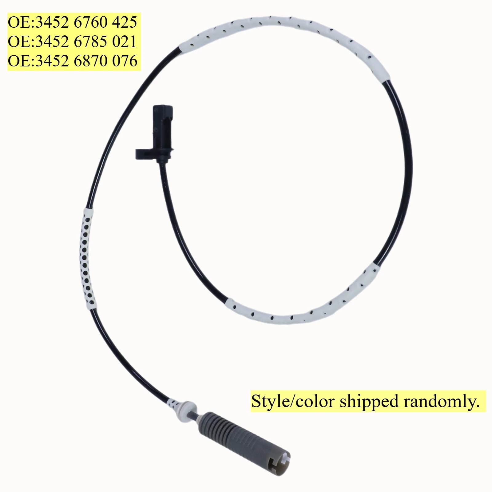 Rear L/R ABS Wheel Speed Sensor for BMW 328i 2007-2011, 128i 2008-2013, 323i 325i E90, 34526760425, 34526785021, 34526870076
Rear L/R ABS Wheel Speed Sensor for BMW 328i 2007-2011, 128i 2008-2013, 323i 325i E90, 34526760425, 34526785021, 34526870076