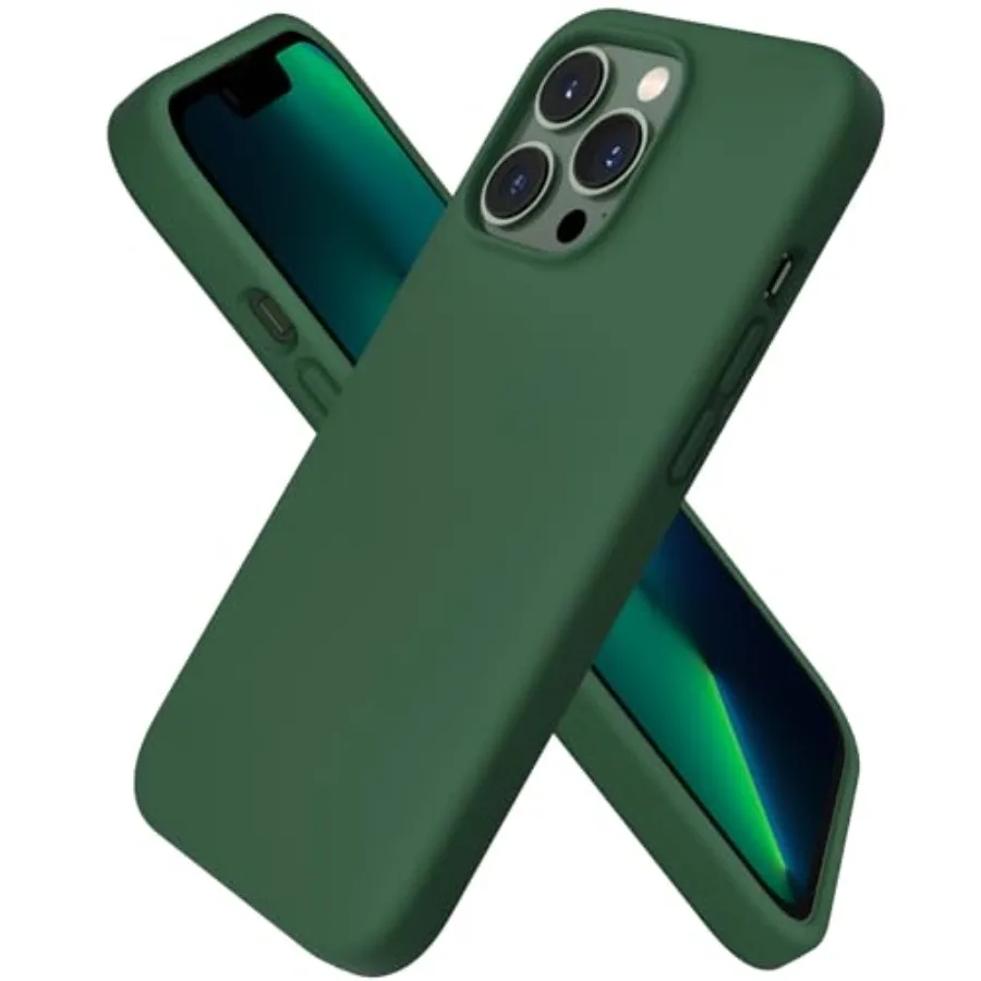 Compatible with iPhone 13 Pro Case 6.1, Slim Liquid Silicone 3 Layers Full Covered Soft Gel Rubber Case Cover 6.1 inch-Clover G
Compatible with iPhone 13 Pro Case 6.1, Slim Liquid Silicone 3 Layers Full Covered Soft Gel Rubber Case Cover 6.1 inch-Clover G