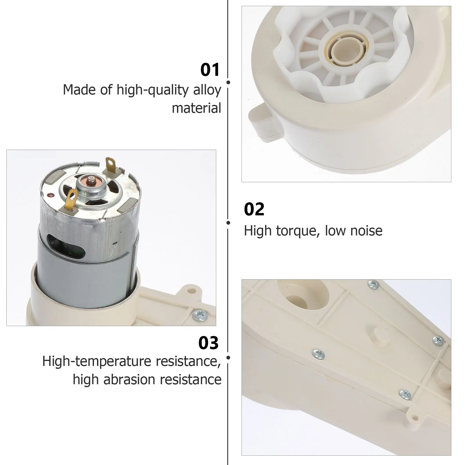 2Sets Durable Universal Gear Case Motor Gear Box Alloy Material for Children Electric Car Accessories High Abrasion Resistance
2Sets Durable Universal Gear Case Motor Gear Box Alloy Material for Children Electric Car Accessories High Abrasion Resistance