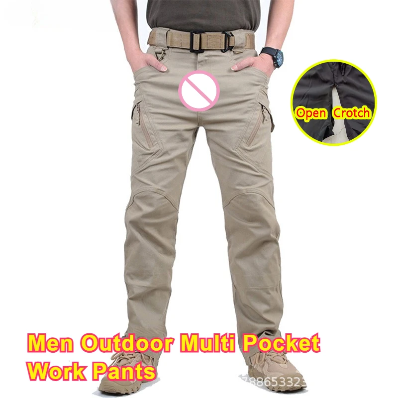 Men's Open Crotch Multipockets Cargo Pants Camouflage Printing Durable Hidden Zipper Outdoor Crotchless Leggings Fishing Hiking
Men's Open Crotch Multipockets Cargo Pants Camouflage Printing Durable Hidden Zipper Outdoor Crotchless Leggings Fishing Hiking