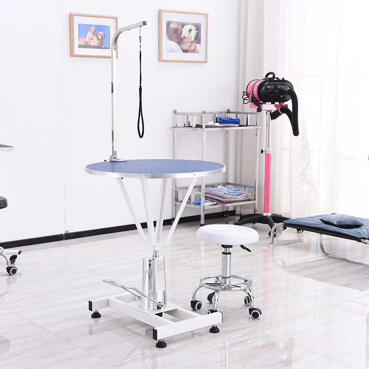 Hot Selling Small Dog Pet Grooming Table Portable Round Electric Dog Grooming Table
Hot Selling Small Dog Pet Grooming Table Portable Round Electric Dog Grooming Table