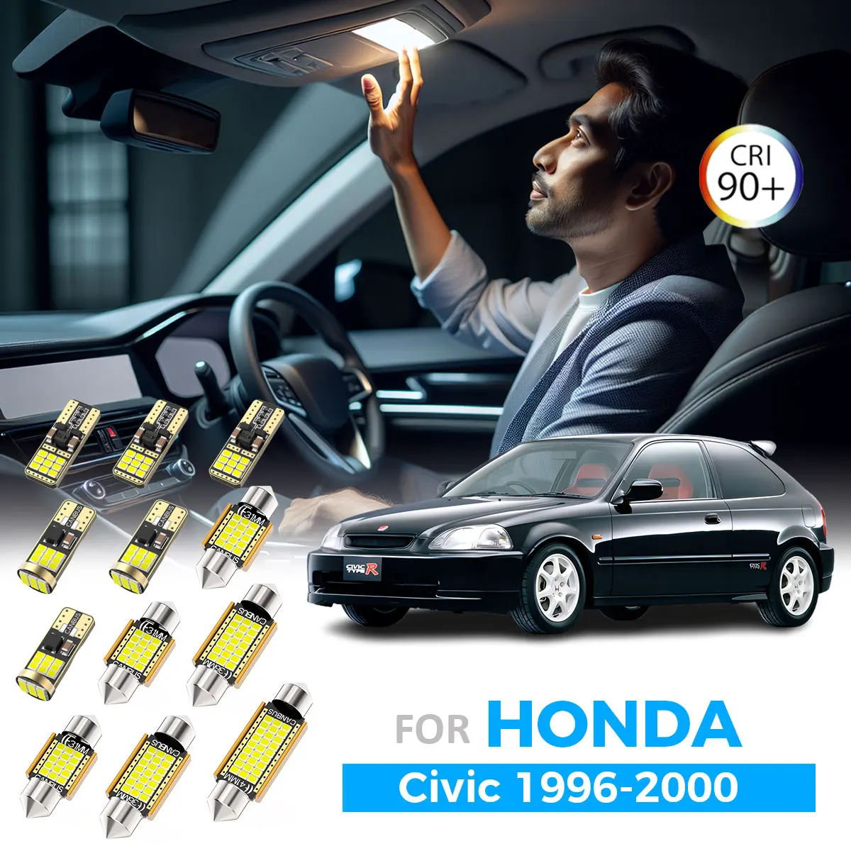 AENVTOL 9 шт. Автомобильный внутренний фонарь для Honda Civic 1996 1997 1998 1999 2000 VI MK6 6 6-го поколения Обновление освещения Светодиодные лампы Внутреннее освещение
AENVTOL 9 шт. Автомобильный внутренний фонарь для Honda Civic 1996 1997 1998 1999 2000 VI MK6 6 6-го поколения Обновление освещения Светодиодные лампы Внутреннее освещение