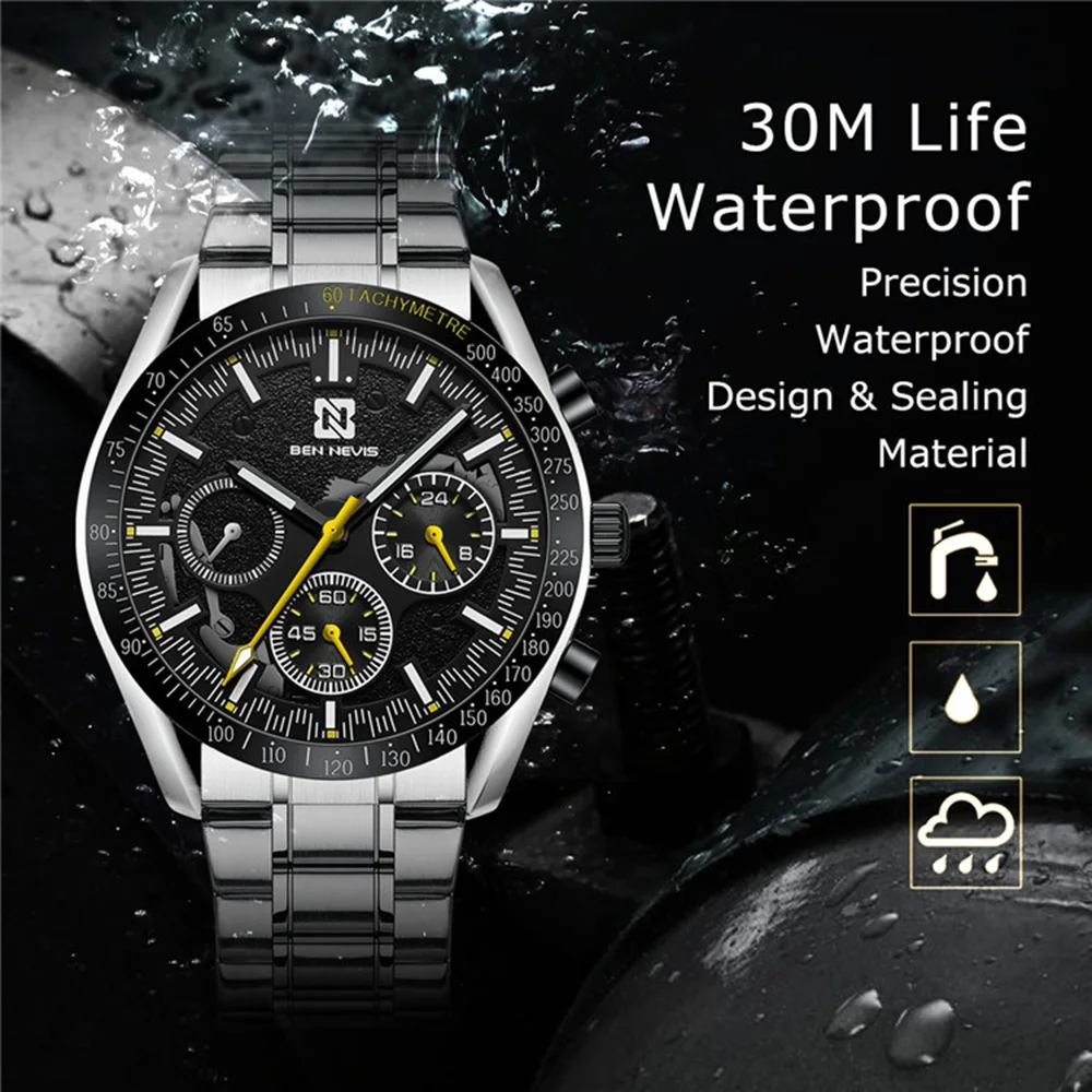 Men's Luxury Watch Leather Strap Wristwatch Install Quartz Movement 3ATM Diving Men's Wristwatch
Men's Luxury Watch Leather Strap Wristwatch Install Quartz Movement 3ATM Diving Men's Wristwatch