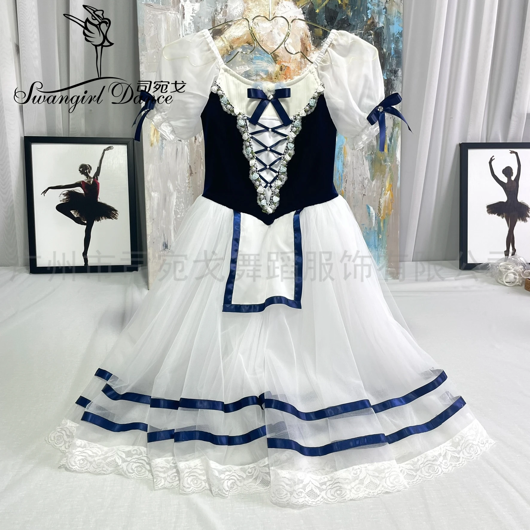 Coppelia Professional customized Gepelia Giselle variation blue ballet dress children's WG2536
Coppelia Professional customized Gepelia Giselle variation blue ballet dress children's WG2536