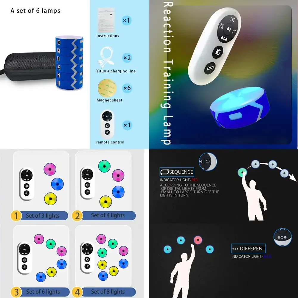 WAP01 Smart Agility Training Light for Kids - Ideal for Physical Fitness, Remote-Controlled Light Operations
WAP01 Smart Agility Training Light for Kids - Ideal for Physical Fitness, Remote-Controlled Light Operations