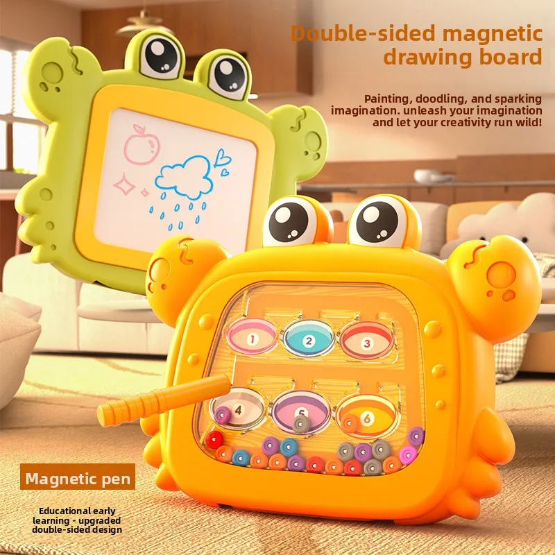Magnetic Writing Board for Toddlers 1-2 Years Old with Magnetic Control Pen Early Education Toy for Kids Birthday Gift
Magnetic Writing Board for Toddlers 1-2 Years Old with Magnetic Control Pen Early Education Toy for Kids Birthday Gift