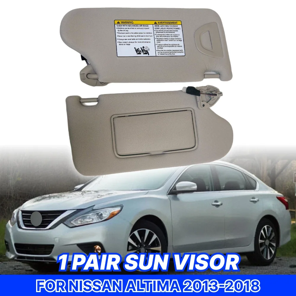 For Nissan Altima 2013 2014 2015 2016 2017 2018 OEM# 96401-3TA2A 96400-3TA2A Car Sun Visor with Light, Without Sunroof
For Nissan Altima 2013 2014 2015 2016 2017 2018 OEM# 96401-3TA2A 96400-3TA2A Car Sun Visor with Light, Without Sunroof