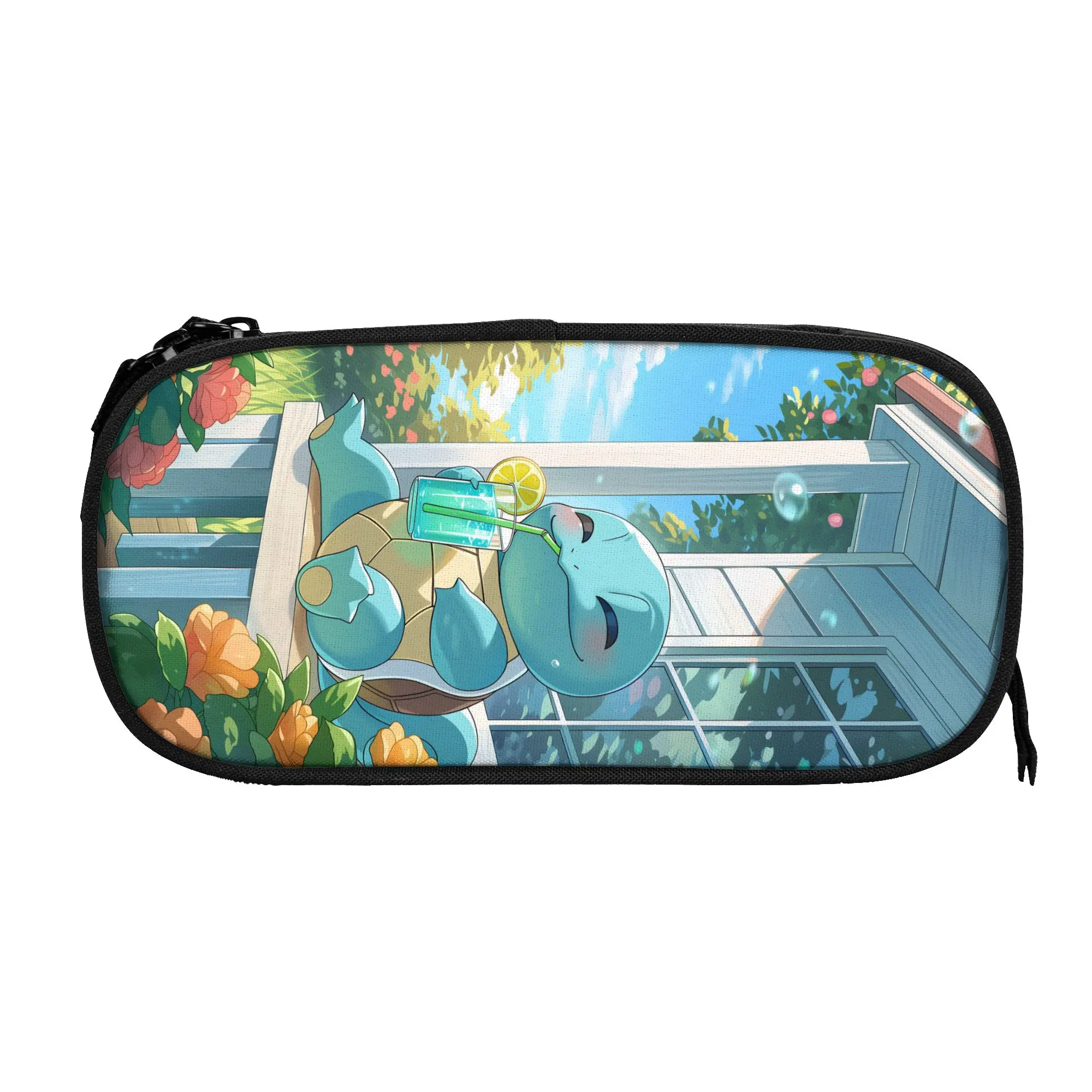 Custom Kawaii S Squirtles Pencil Case for Girls Boys Anime Large Storage Pen Box Bag Stationery
Custom Kawaii S Squirtles Pencil Case for Girls Boys Anime Large Storage Pen Box Bag Stationery