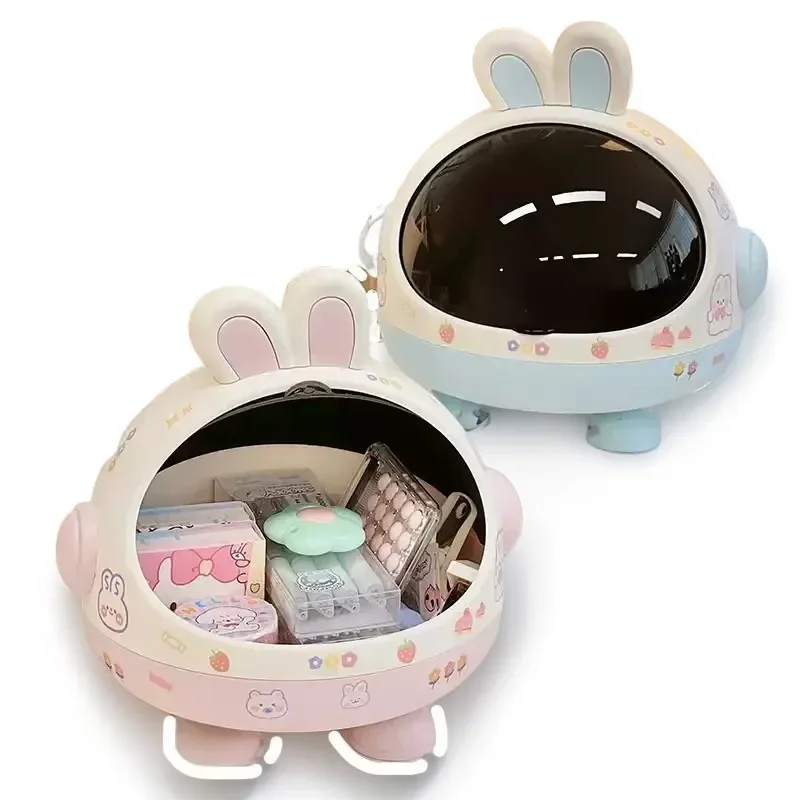 Desktop Rabbit Storage Box Desk Organizer Bin Cute Student Girls Hair Accessories Stationary Storage Kawaii Korean Storage Rack
Desktop Rabbit Storage Box Desk Organizer Bin Cute Student Girls Hair Accessories Stationary Storage Kawaii Korean Storage Rack