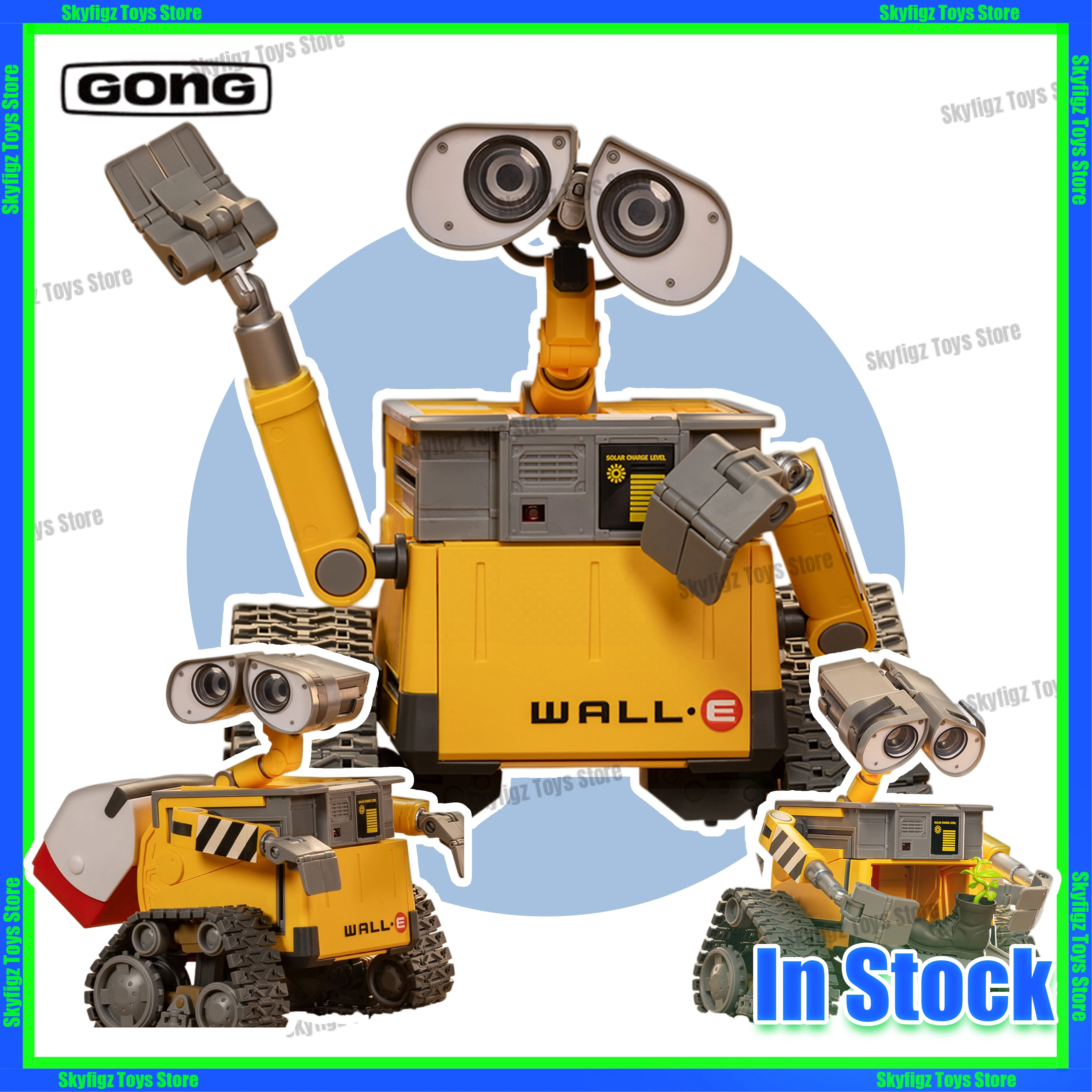 In Stock Brand New Genuine GONG Robot WALL-E Model Series Assembled Model 15cm Assembled Movable Doll Collection Gift
In Stock Brand New Genuine GONG Robot WALL-E Model Series Assembled Model 15cm Assembled Movable Doll Collection Gift
