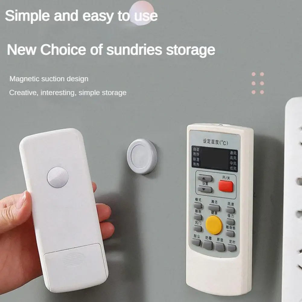 1pcs Magnetic Remote Control Holder Wall Mount Adhesive Remote Control Holder Strong Hold TV Remote Holder For Home Office X2F6
1pcs Magnetic Remote Control Holder Wall Mount Adhesive Remote Control Holder Strong Hold TV Remote Holder For Home Office X2F6