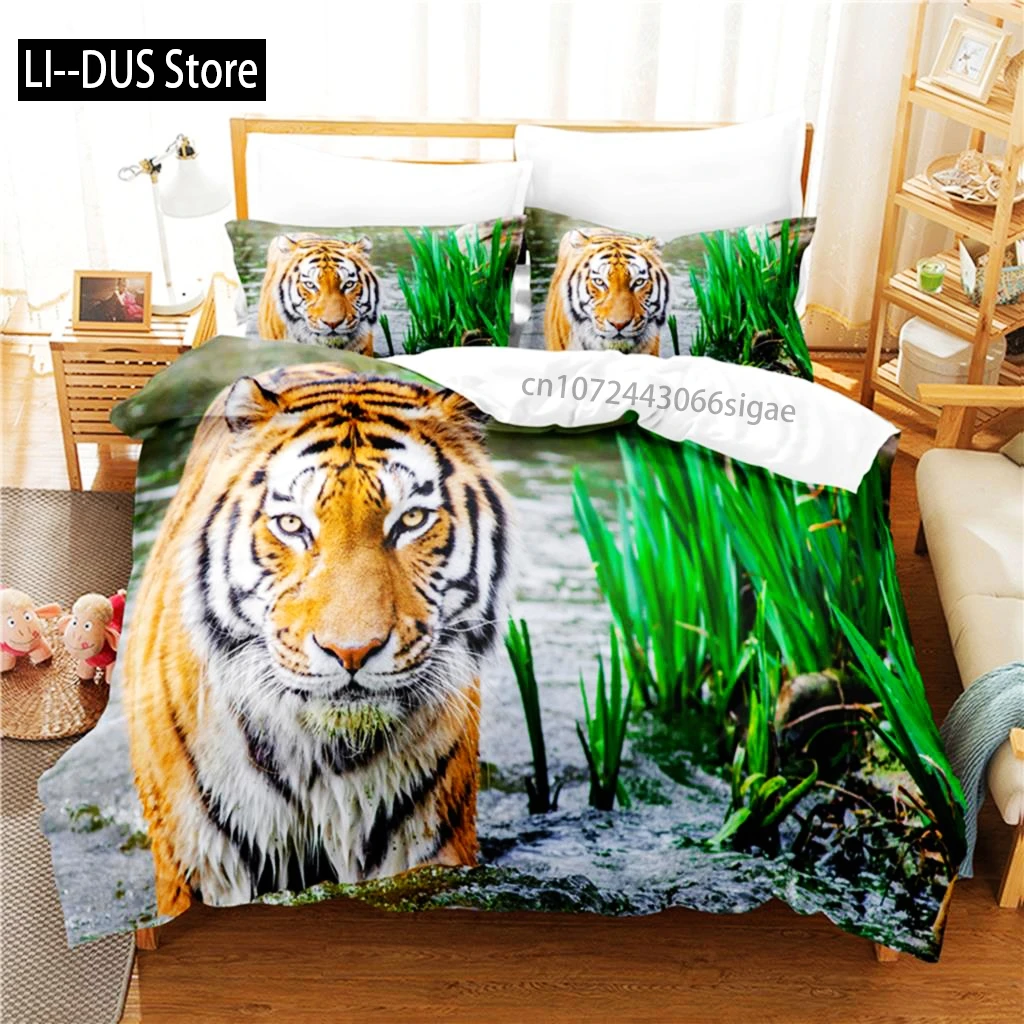Tiger Bedding Set Duvet Cover Set 3d Bedding Digital Printing Queen Size Bedding Set Fashion Design
Tiger Bedding Set Duvet Cover Set 3d Bedding Digital Printing Queen Size Bedding Set Fashion Design