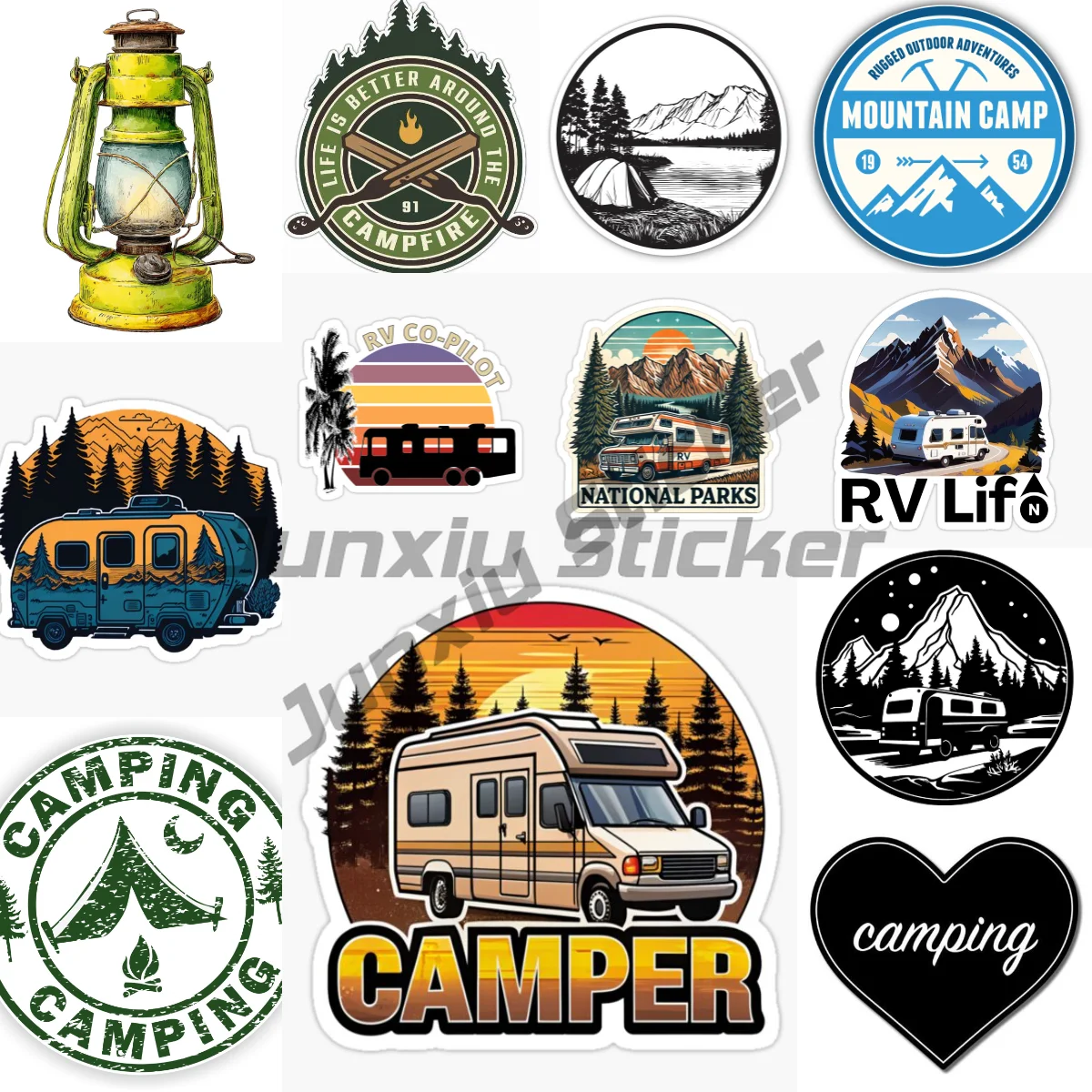 CAMPING VAN LIFE ADVENTURE HAPPY CAMPER Car Sticker Self Adhesive Car Truck Van Bumper Window Laptop Cup Wall PVC Decal
CAMPING VAN LIFE ADVENTURE HAPPY CAMPER Car Sticker Self Adhesive Car Truck Van Bumper Window Laptop Cup Wall PVC Decal