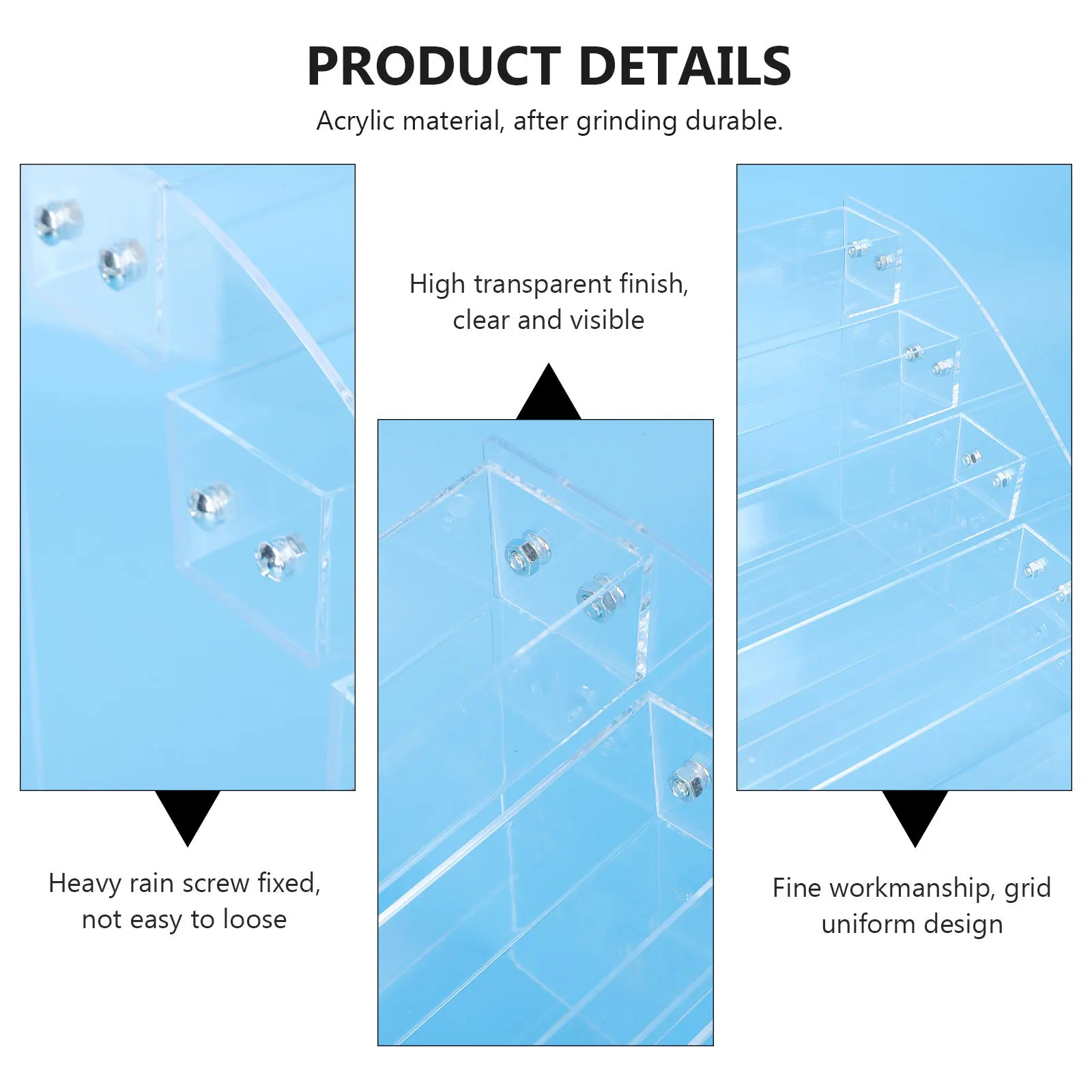 1Pcs Multi-Layer Acrylic Nail Polish Storage Rack Organizer Practical Makeup Holder Lipstick Display Stand
1Pcs Multi-Layer Acrylic Nail Polish Storage Rack Organizer Practical Makeup Holder Lipstick Display Stand