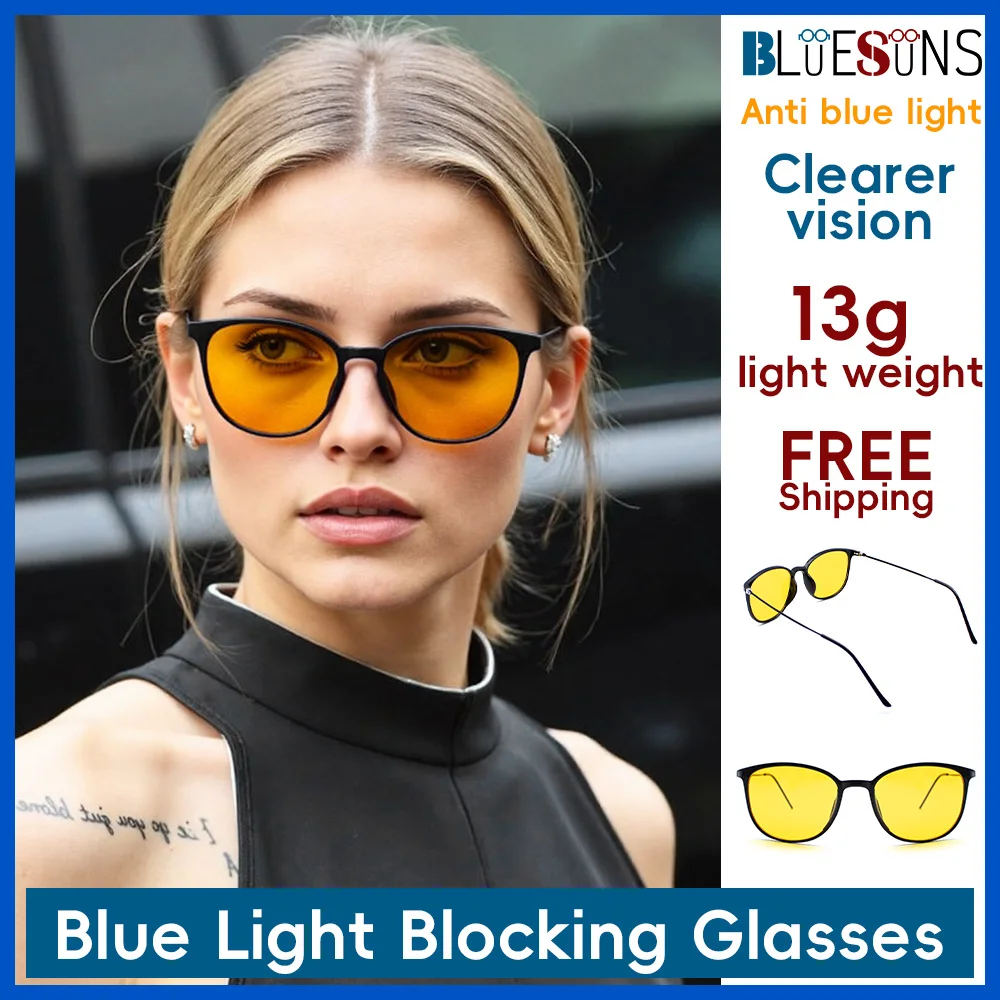 Women's Anti Blue Light Glasses Ultra Light TR Frame Comfortable Wear for Screen Time Eye Protection
Women's Anti Blue Light Glasses Ultra Light TR Frame Comfortable Wear for Screen Time Eye Protection