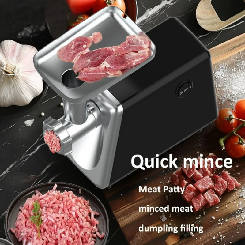 Electric Meat Grinder, Kitchen Household Food Processing Machine, Meat Filler Complementary Cooking Tool
Electric Meat Grinder, Kitchen Household Food Processing Machine, Meat Filler Complementary Cooking Tool