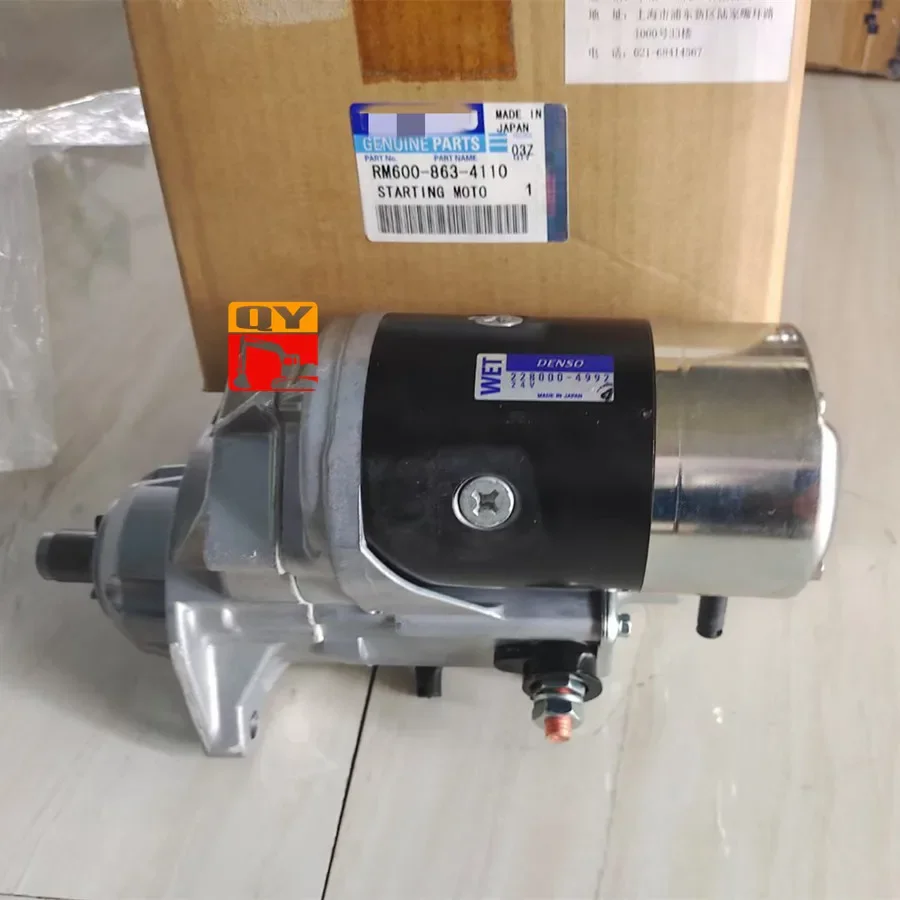 Excavator PC220-7 PC200-7 PC200-6 Starting Motor S6D102E-1diese Engine 600-863-4110 Start Motor
Excavator PC220-7 PC200-7 PC200-6 Starting Motor S6D102E-1diese Engine 600-863-4110 Start Motor