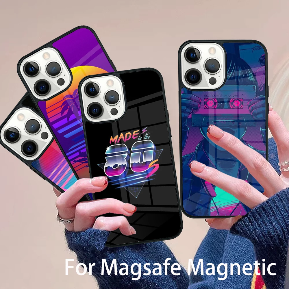 Synthwave 80's Retro Art Phone Case Magesafe Magnetic Wireless Charge Cover For IPhone 16 11 12 13 14 15 Pro Max Plus Mini
Synthwave 80's Retro Art Phone Case Magesafe Magnetic Wireless Charge Cover For IPhone 16 11 12 13 14 15 Pro Max Plus Mini