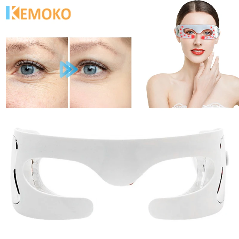 Eye Massager 3D Eyes Relax Massager Red Light Vibration Beauty Remove Dark Circles Relief Eye Fatigue Skin Care Wireless Device
Eye Massager 3D Eyes Relax Massager Red Light Vibration Beauty Remove Dark Circles Relief Eye Fatigue Skin Care Wireless Device