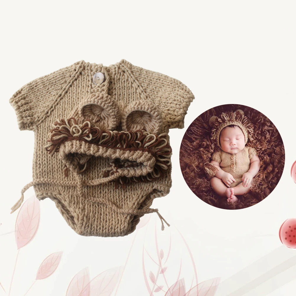 Cute Baby Photography Outfits Newborn Lion Costume Soft Material Unisex Suits Infants Photo Shoot Props Adorable Clothes Gifts
Cute Baby Photography Outfits Newborn Lion Costume Soft Material Unisex Suits Infants Photo Shoot Props Adorable Clothes Gifts